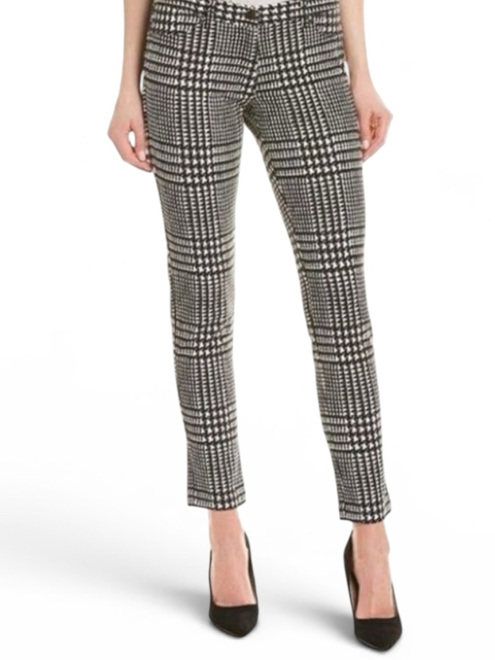 J.MCLAUGHLIN ‘Becca’ Houndstooth Print Ankle Pant